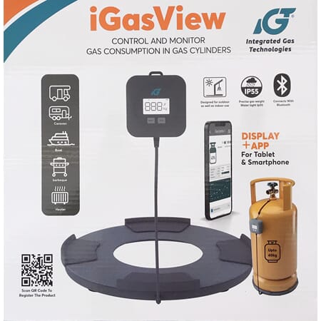 Flaskevekt m/bluetooth. iGasView