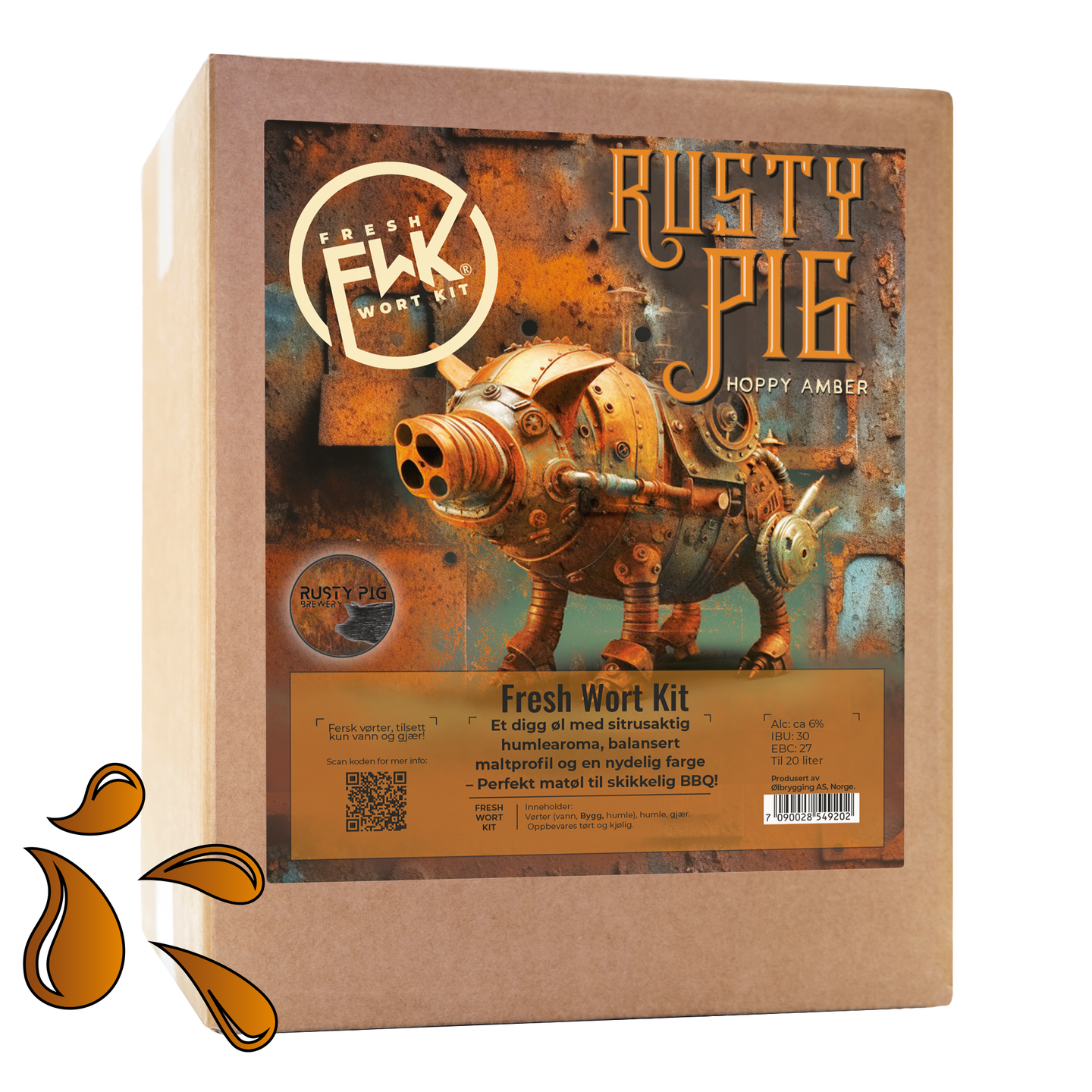 FWK Rusty Pig Hoppy Amber Fresh Wort Kit