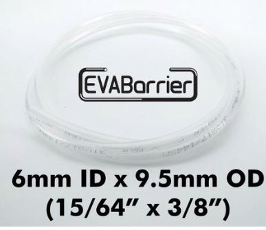 EVABarrier slange 6 mm ID x 9,5mm OD 1 meter