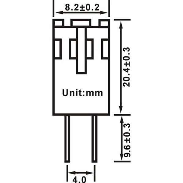 Led pære G4 12 SMD - Bilde 2