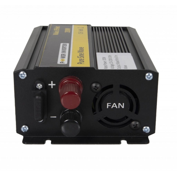 Inverter 12V 200W Ren Sinus POWER - Bilde 3