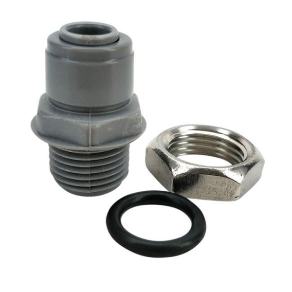 Bulkhead fiitting. 3/8 - 1/2 - Bilde 2