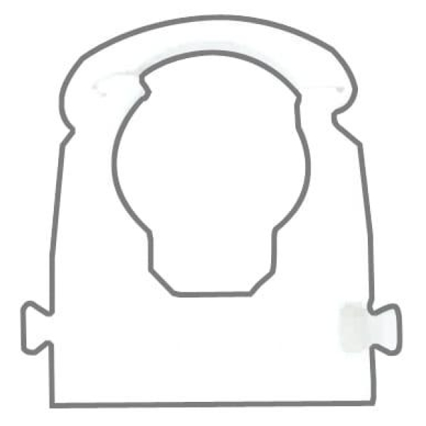 Pex Veggfeste clip 15mm, pakke à 10 stk - Bilde 2