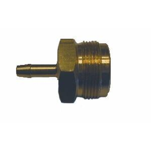 Slangesokkel fra E400 utvendig - 6,3mm sokkel