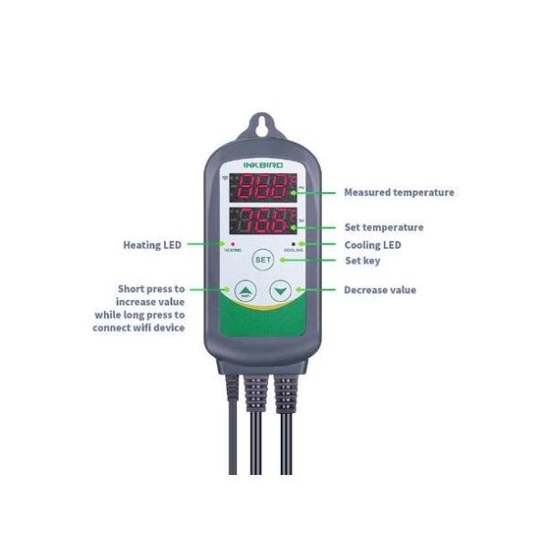 Inkbird ITC-308 Temperaturkontroller - Bilde 3