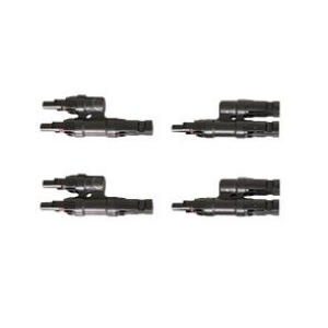 Splitter MC4 (2xHun/2xHan) Samankobling av Panel SETT