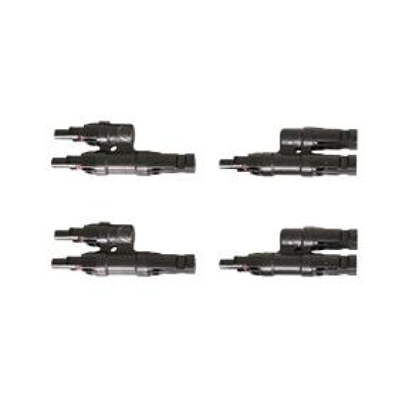Splitter MC4 (2xHun/2xHan) Samankobling av Panel SETT