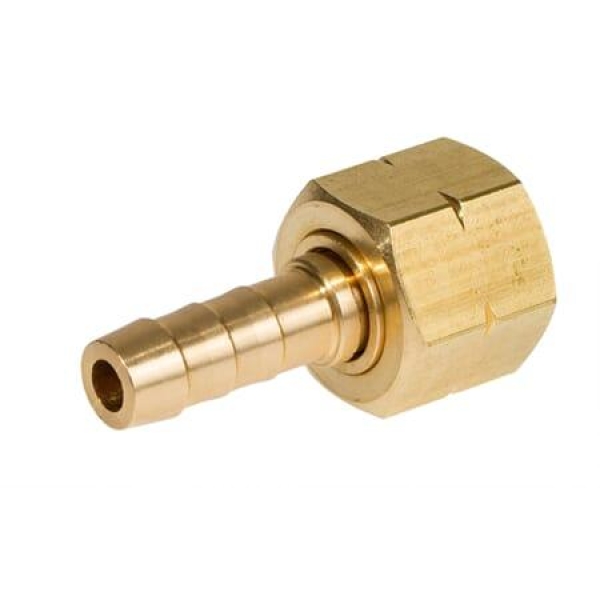 Slangesokkel DIN477 innv - 8mm sokkel