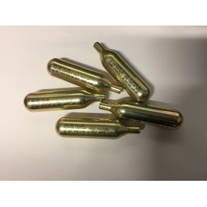 Co2 patron, 16 gram Gull eller Sølv 5 pk