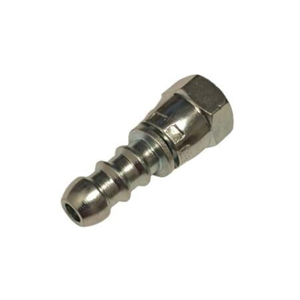 Slangesokkel 1/4"V inv 10mm sokkel