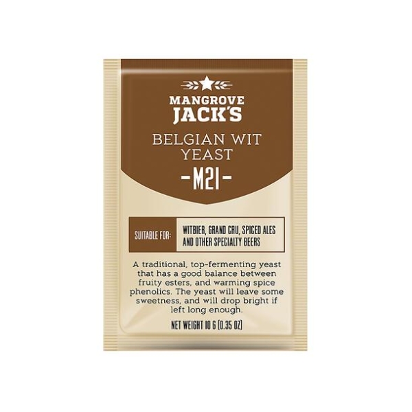 M 21 Belgian Wit OVERgjær/ALEgjær Belgisk ØL