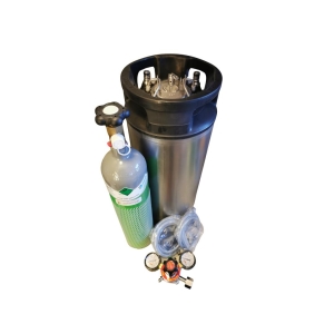 Fatpakke, 1 overhalt fat m/reg, slanger, 2 kg CO2.