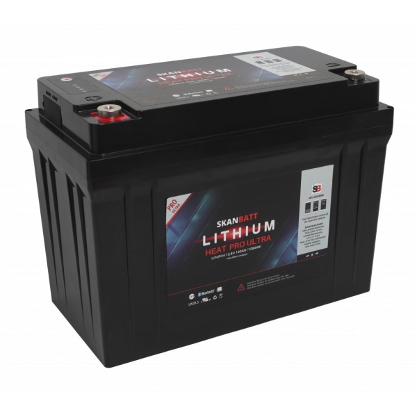 Lithium HEAT PRO 'Ultra' 12V 100AH - CAN Bus - 300A