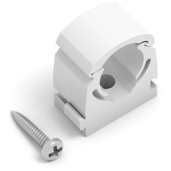 Pex Veggfeste clip 15mm, pakke à 10 stk