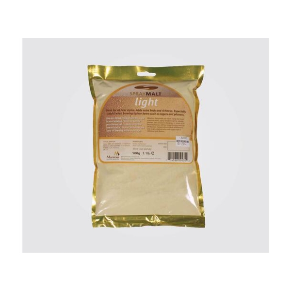 Spraymalt, lys 500g opp til 12 EBC