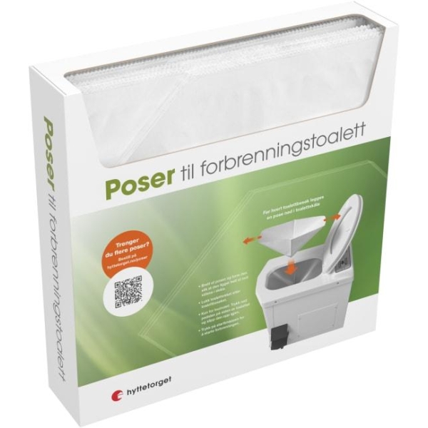 Poser til Forbrenningstoalett 500 stk