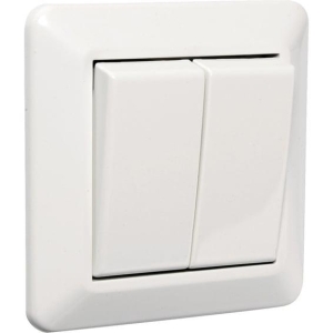 Veggbryter dobbel 12 V Innfelling