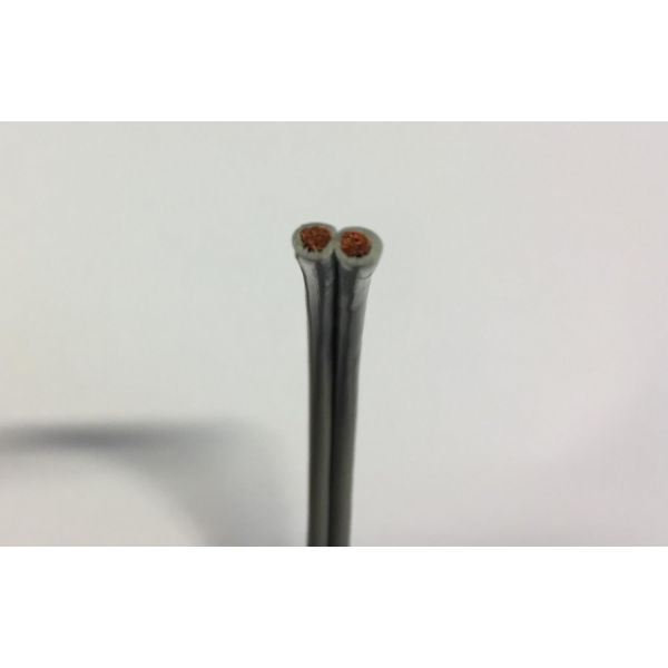 Kabel Dobbelleder 2x4,0 RKUB Grå pr.m - Bilde 2