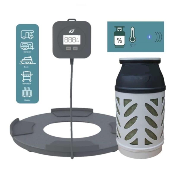 Flaskevekt m/bluetooth. iGasView - Bilde 2