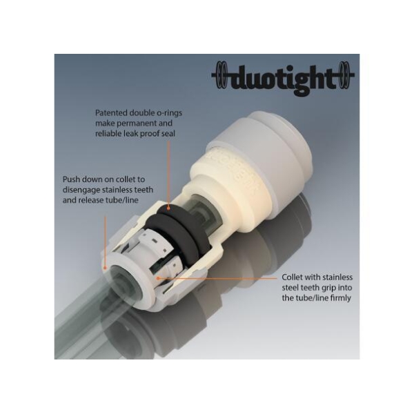 Duotight Straight reducer 8 mm - 6,5 mm (5/16 x 1/4") - Bilde 2