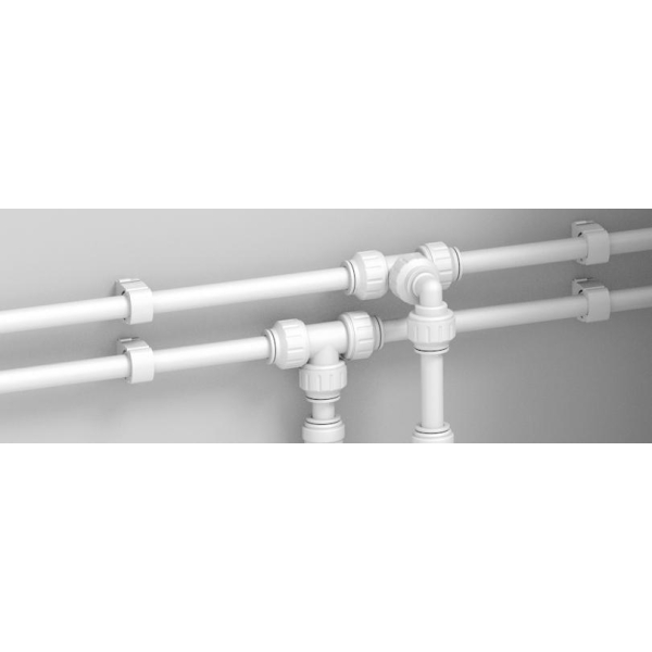 Pex Veggfeste clip 15mm, pakke à 10 stk - Bilde 3