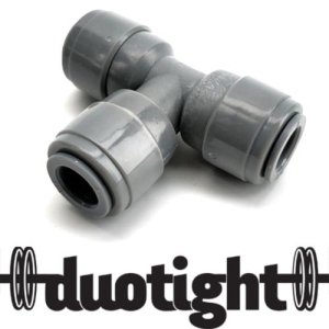 T-stykke 9,5mm (3/8") Duotight hurtigkobling
