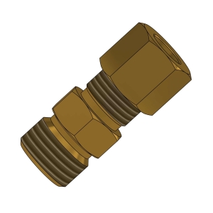 Overgang 3/8" utv gjenger - 3/8 innv rør