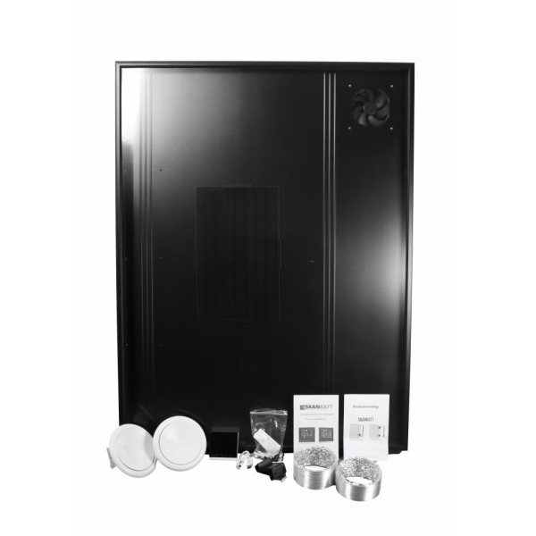 SKANBATT Solventilator SV-65 - LCD display - Motoriserte ventiler - 113m3/h luftvolum - Bilde 4