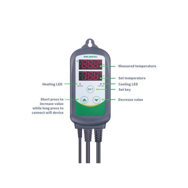 Inkbird WIFI ITC-308. Temperatur kontroller med wifi - Bilde 2