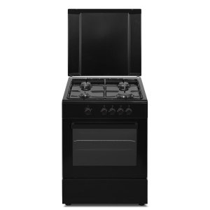 Gasskomfyr Chef - sort, 60 cm