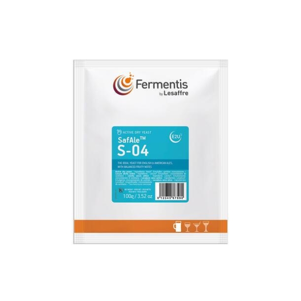 Safale S-04 100g Tørrgjær, for Engelske øl