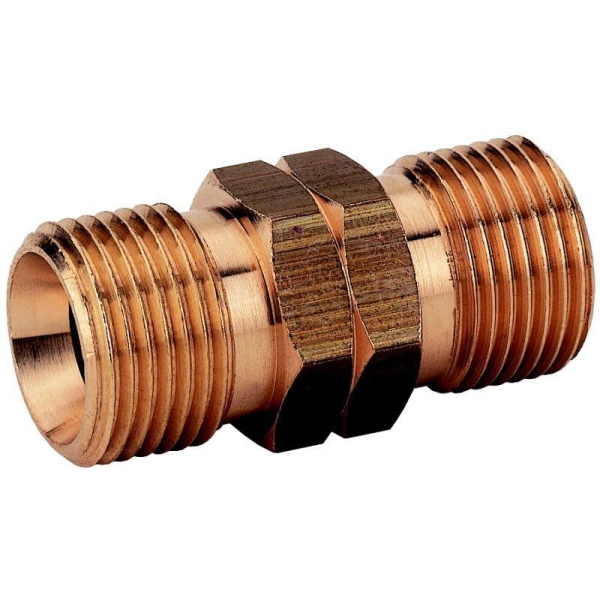 Ansatsnippel 2 x 1/4"V utv