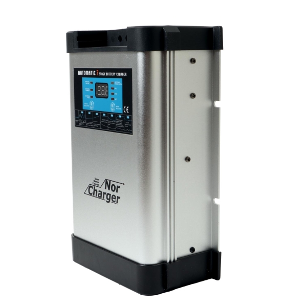 NOR CHARGER Pro Serie Elektronisk Batterilader 12V 40A - 2 Kanaler - Image 5