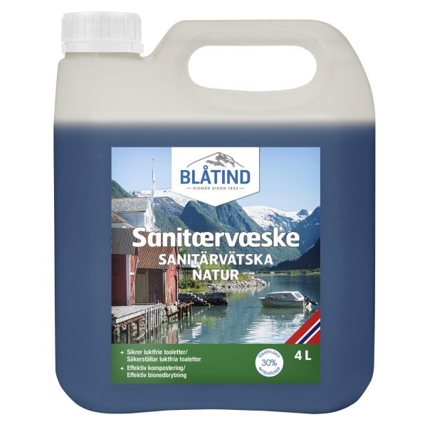 Blåtind Luktfri sanitærvæske 4 liter