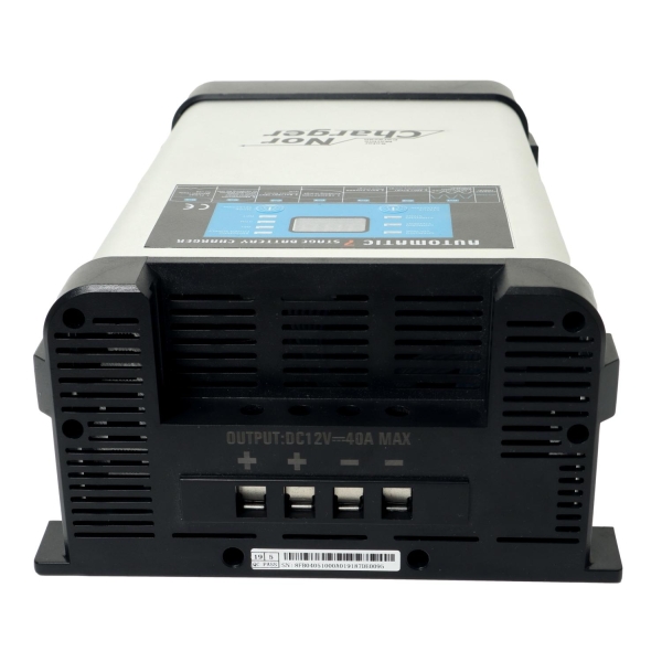 NOR CHARGER Pro Serie Elektronisk Batterilader 12V 40A - 2 Kanaler - Image 3