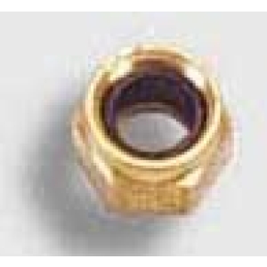 Mutter m/gummikon 3/8"
