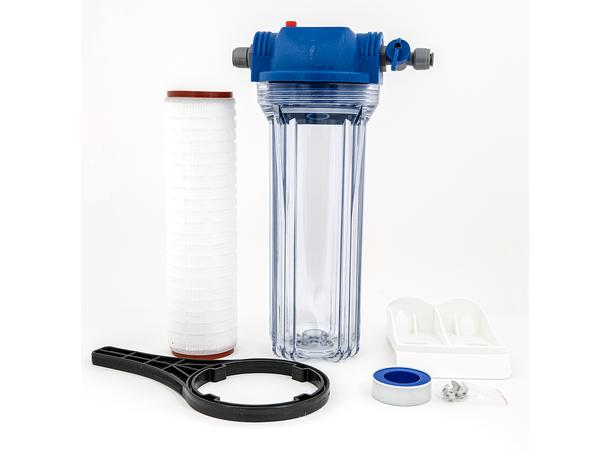 Filtersystem med 1 mikron filter