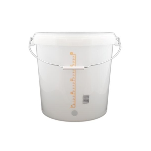 Gjæringskar 30L med kran og gjærlås.