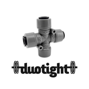 Duotight T-stykke 4 utganger 8mm push-fit